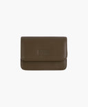 CLASSIC LOGO FLAP WALLET IN BROWN image 5