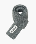 REGULAR LOGO TIE MUFFLER IN MELANGE GRAY image 1