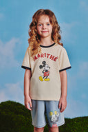 [KIDS_DISNEY] MICKEY_RINGER TEE IN CREAM