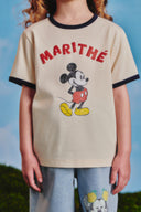 [KIDS_DISNEY] MICKEY_RINGER TEE IN CREAM