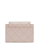 QUILTING ACCORDION WALLET IN BEIGE image 2