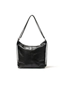 TWIN POCKET TWO WAY BAG IN BLACK